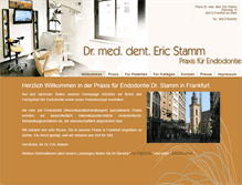 Tablet Screenshot of endodontiespezialist.de